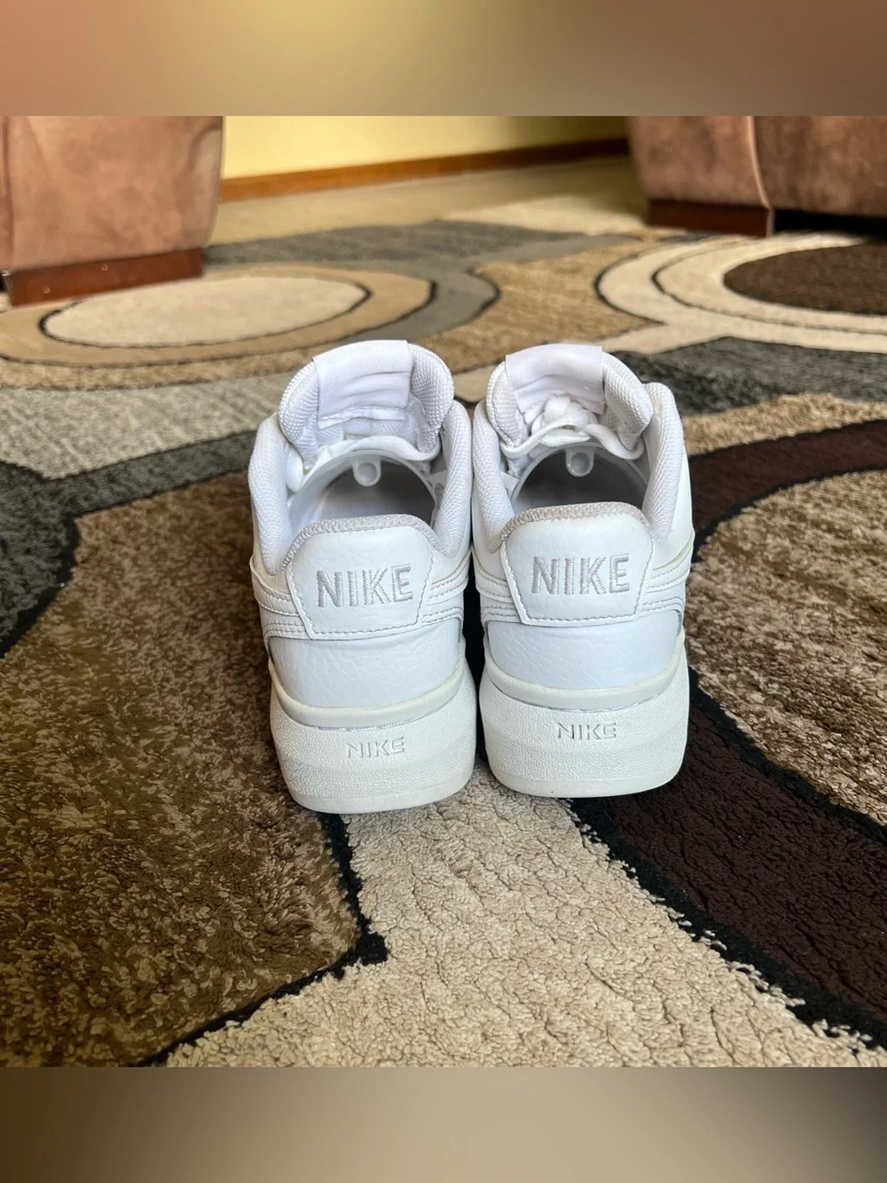 Nike Women's White Platform Sneakers